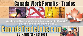 Canada Work Permits for Skilled Trades People  and Employers  for  BC and Alberta's booming construction and oil sands  mining industries - CLICK TO  CanadaTradeJobs.com  on Millwrights skills/knowledge in demand 