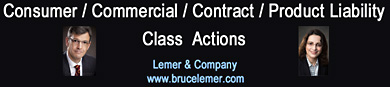 Photo of Bruce Lemer,, lawyer with 25+ years experience in class actions click to website www.brucelemer.com0